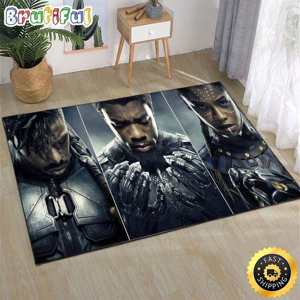 Black_Panther_2_Wakanda_Forever_Erik_T_Challa_Killmonger_Shuri_Marvel_Rug