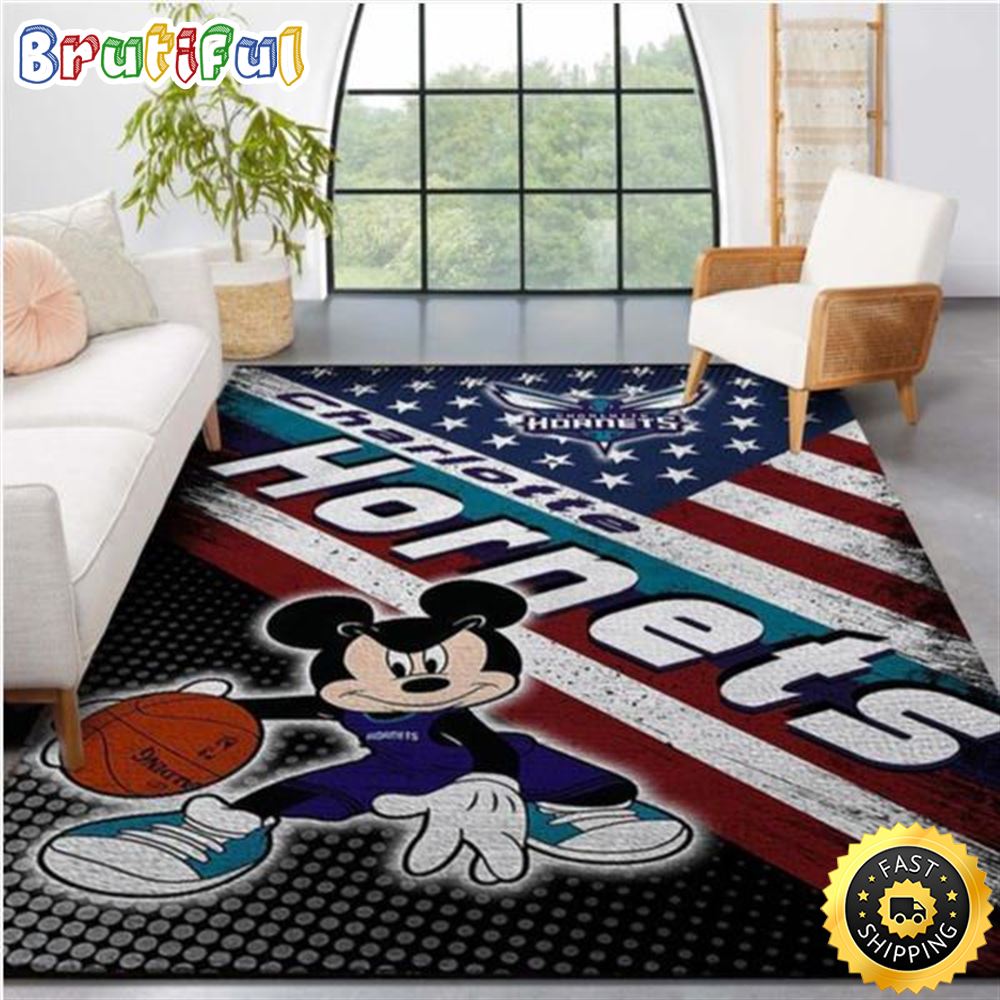 Charlotte_Hornets_Nba_Team_Logo_Mickey_Us_Style_Nice_Gift_Home_Decor_Rectangle_Area_Rug_1_kumyab